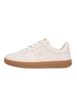 Zapatillas Tommy Hilfiger The Heritage Court beige para mujer