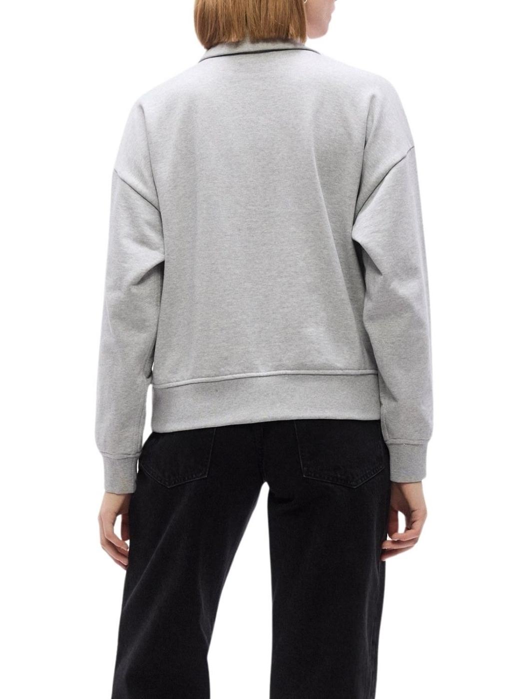 Sudadera Calvin Klein Jeans Polo gris para mujer