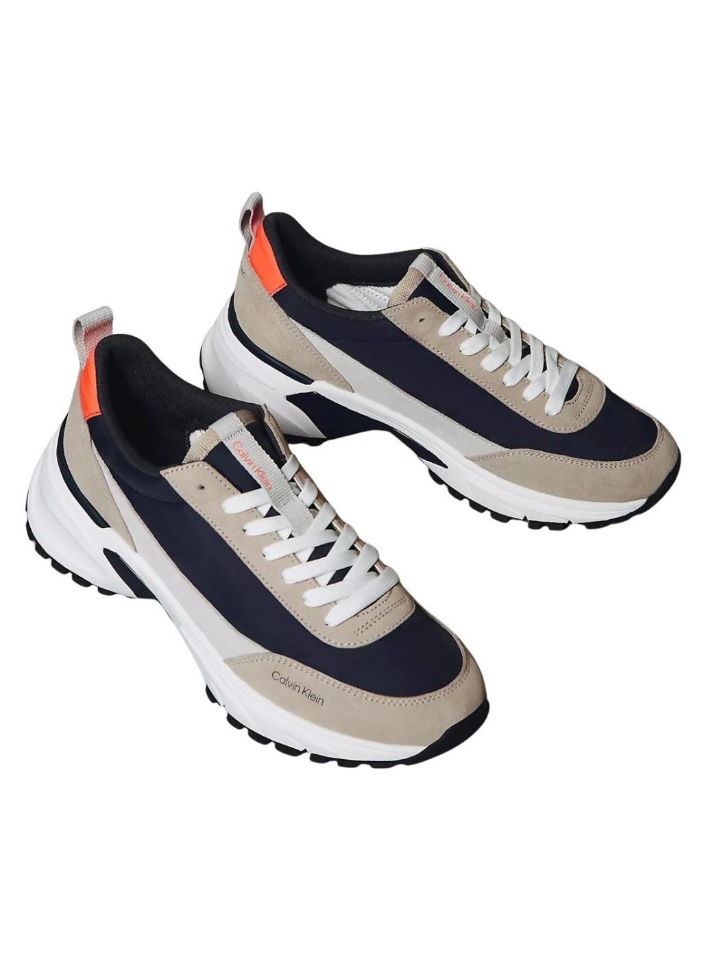 Zapatillas Calvin Klein Jeans Trailblazer marino y gris para hombre