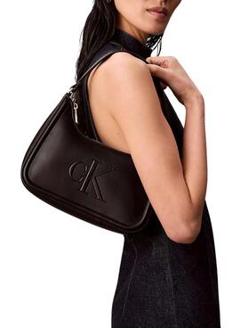 Bolso Calvin Klein Jeans Bold negro para mujer
