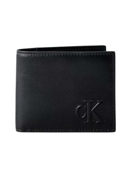 Cartera Calvin Klein Jeans Bold CK negro para hombre
