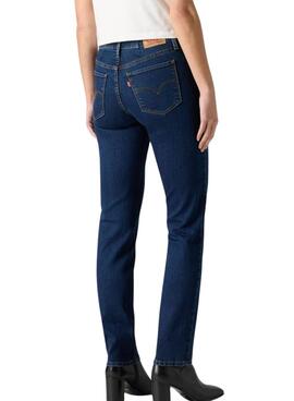 Pantalón vaquero Levis 312 slim denim oscuro para mujer