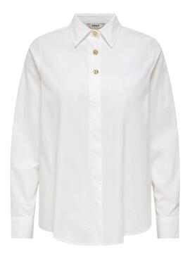 Camisa Only Sable blanco para mujer