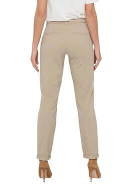 Pantalón Only Biana beige para mujer