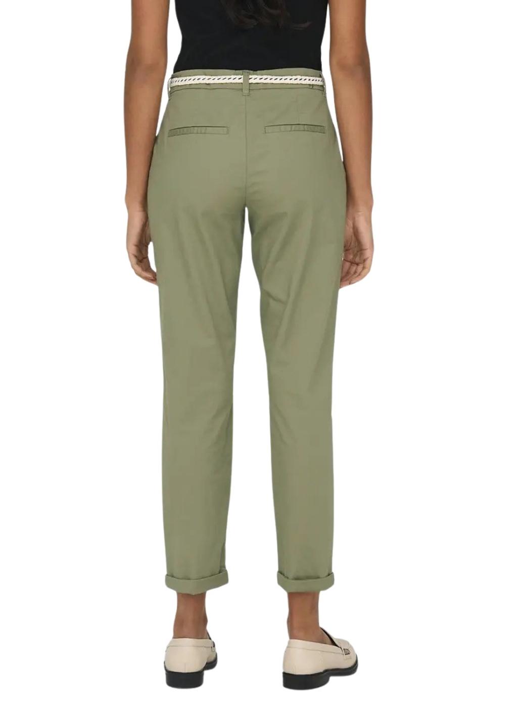 Pantalón Only Biana verde para mujer
