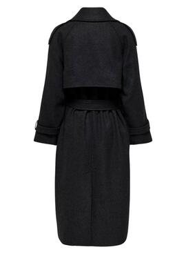 Abrigo Only Dear negro para mujer