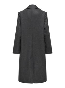 Abrigo Only Lisa gris para mujer