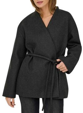 Kimono Only Fox gris para mujer