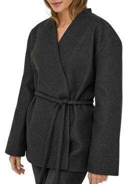 Kimono Only Fox gris para mujer