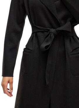 Abrigo Vila Juice negro para mujer