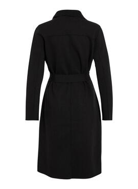 Abrigo Vila Juice negro para mujer