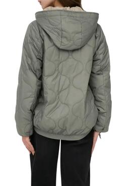 Cazadora Only Miki verde para mujer