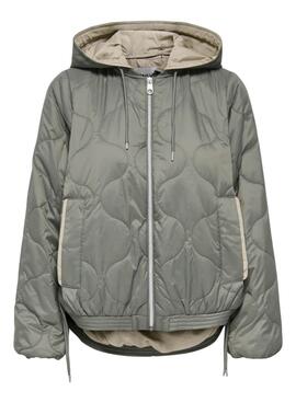 Cazadora Only Miki verde para mujer