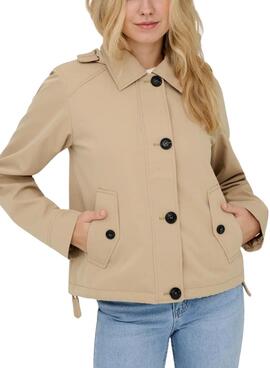 Chaqueta Only Norma beige para mujer