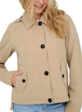 Chaqueta Only Norma beige para mujer