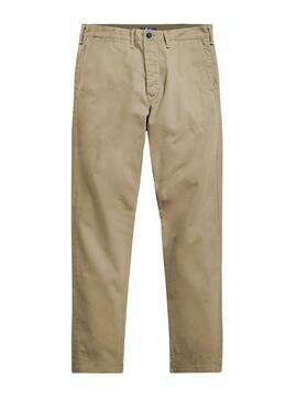 Pantalón chino El Pulpo beige para hombre