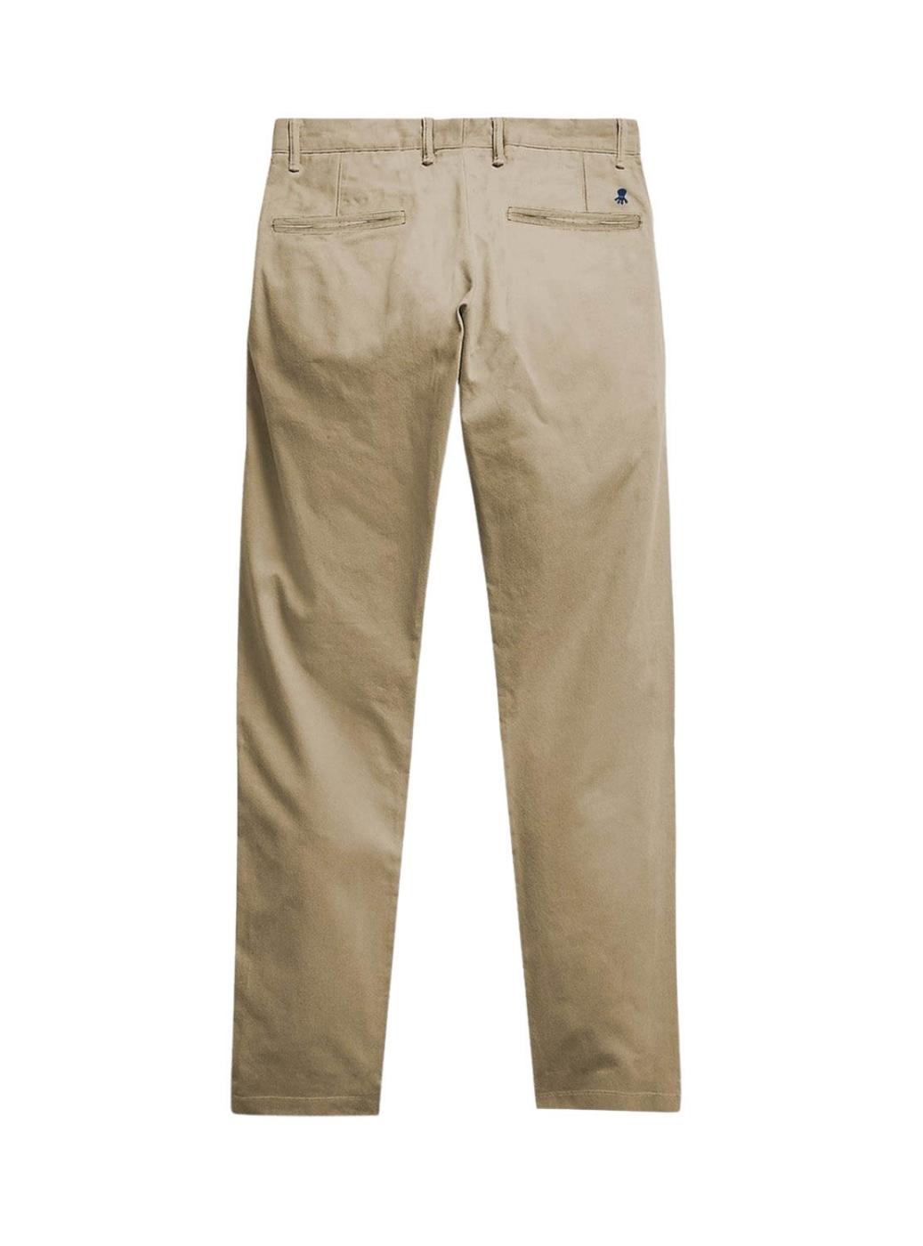 Pantalón chino El Pulpo beige para hombre