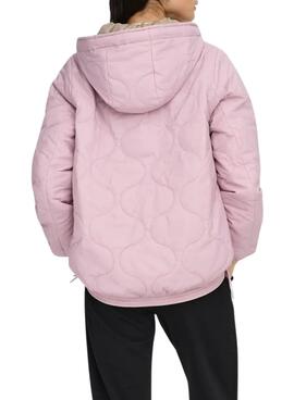 Cazadora Only Miki rosa para mujer
