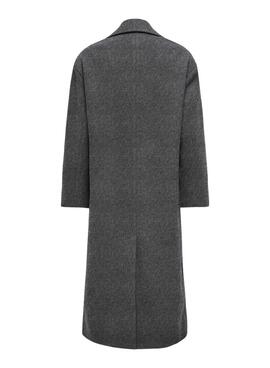 Abrigo Only Blake gris para mujer