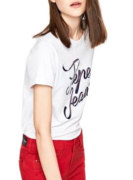 Camiseta Pepe Jeans Anouck Blanco Mujer