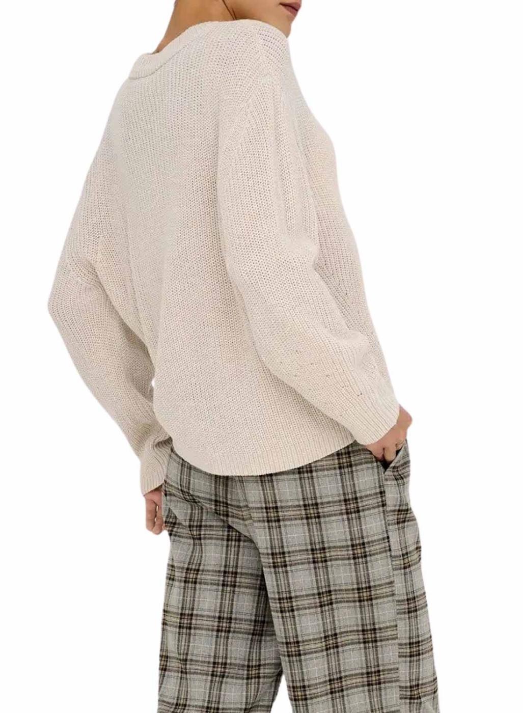 Jersey Only Milouz beige para mujer