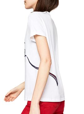 Camiseta Pepe Jeans Anouck Blanco Mujer