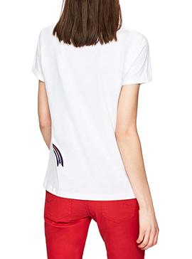 Camiseta Pepe Jeans Anouck Blanco Mujer