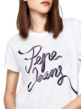 Camiseta Pepe Jeans Anouck Blanco Mujer