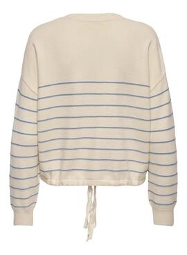 Jersey Only Signe blanco para mujer