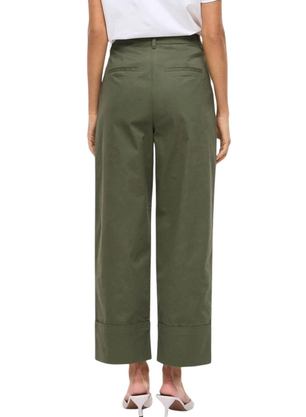 Pantalón Vila Simone verde para mujer