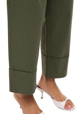 Pantalón Vila Simone verde para mujer