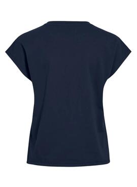 Camiseta Vila Vinorata azul marino para mujer