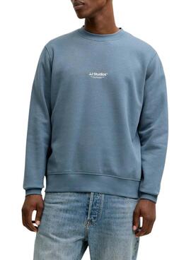 Sudadera Jack and Jones Soho azul para hombre