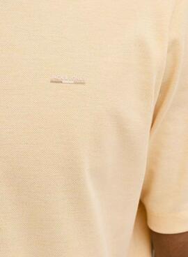 Camiseta Jack and Jones Blualves amarillo para hombre
