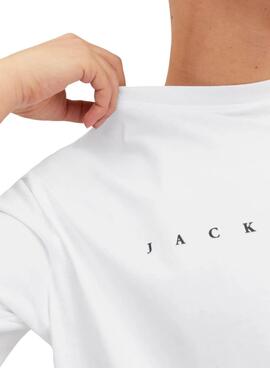 Camiseta Jack and Jones Star blanco para hombre