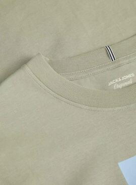 Camiseta Jack and Jones Catskills verde para hombre