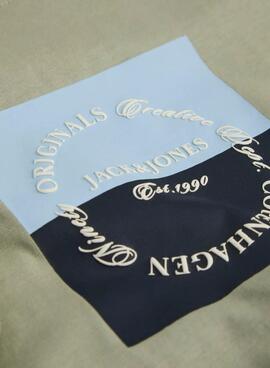 Camiseta Jack and Jones Catskills verde para hombre