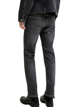 Pantalón vaquero Jack and Jones Clark negro para hombre
