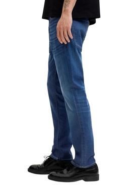 Pantalón vaquero Jack and Jones Clark denim medio para hombre