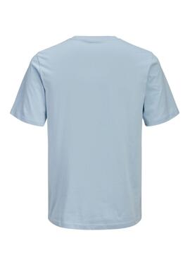Camiseta Jack and Jones Rain azul para hombre