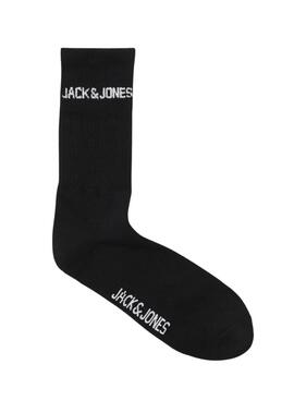 Pack calcetines Jack and Jones Melvin negro para hombre