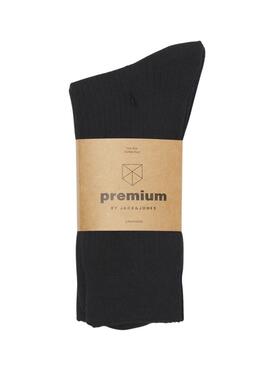 Pack calcetines Jack and Jones Premium negro para hombre
