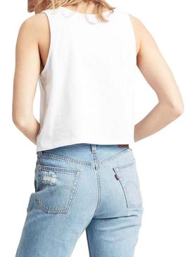 Camiseta Levis Florence Tank Blanco Mujer