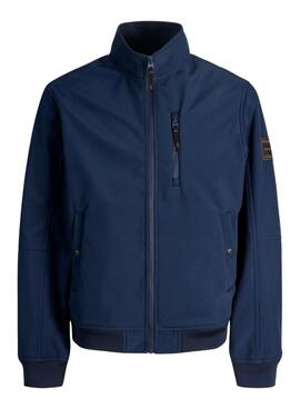 Cazadora Jack and Jones Parker azul para hombre
