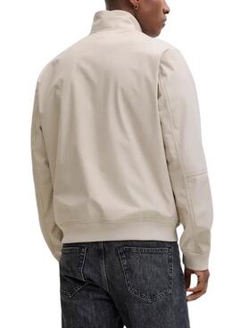 Cazadora Jack and Jones Parker beige para hombre