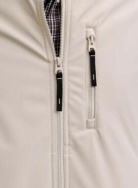 Cazadora Jack and Jones Parker beige para hombre