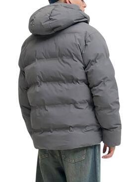 Cazadora acolchada Jack and Jones Soho gris para hombre