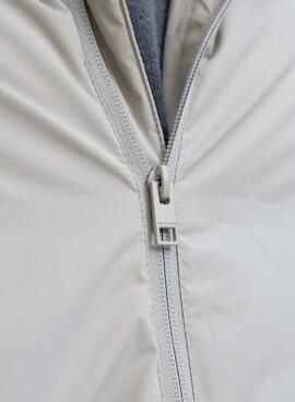 Cazadora acolchada Jack and Jones Soho gris para hombre