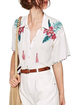 Camisa Pepe Jeans Maryan Blanco Mujer