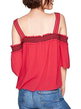 Top Pepe Jeans Stacey Rosa Fucsia Mujer